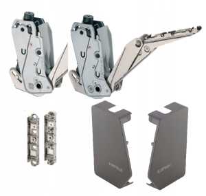 Podnośnik FREE FLAP 1.7 MOD A HAFELE Antracyt