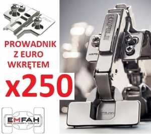 Zawias nakład Metalla+ Hafele z ham 3D Z EURO x250