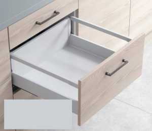 Szuflada HAFELE, MATRIX S35 WYS./1reling 550 Szara