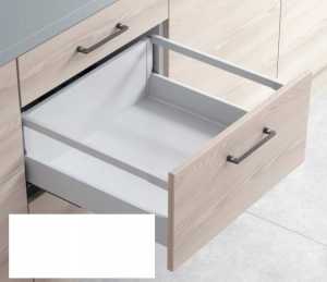 Szuflada HAFELE, MATRIX S35 WYS./1reling 350 Biała